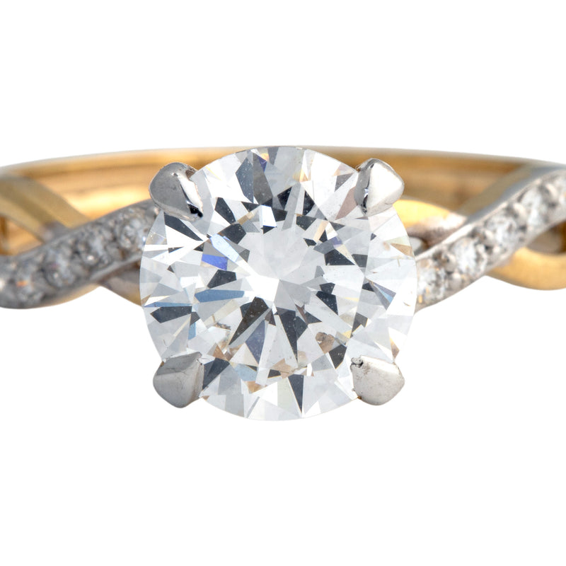 18K Hallmarked Gold | Lab Grown Diamond Ladies Ring LRSJ1046