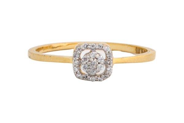 14K Hallmarked Gold | Natural Diamond Ladies Ring 4LRSJ111