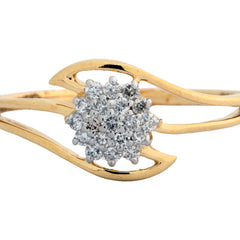 14K Hallmarked Gold | Natural Diamond Ladies Ring 4LRSJ113