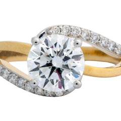 14K Hallmarked Gold | Lab Grown Diamond Ladies Ring 4LRSJ118A