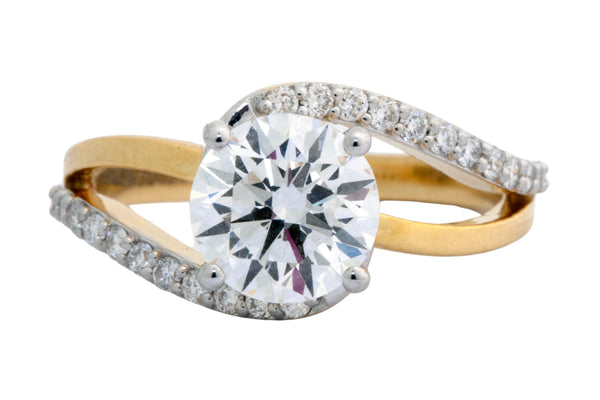 14K Hallmarked Gold | Lab Grown Diamond Ladies Ring 4LRSJ118A