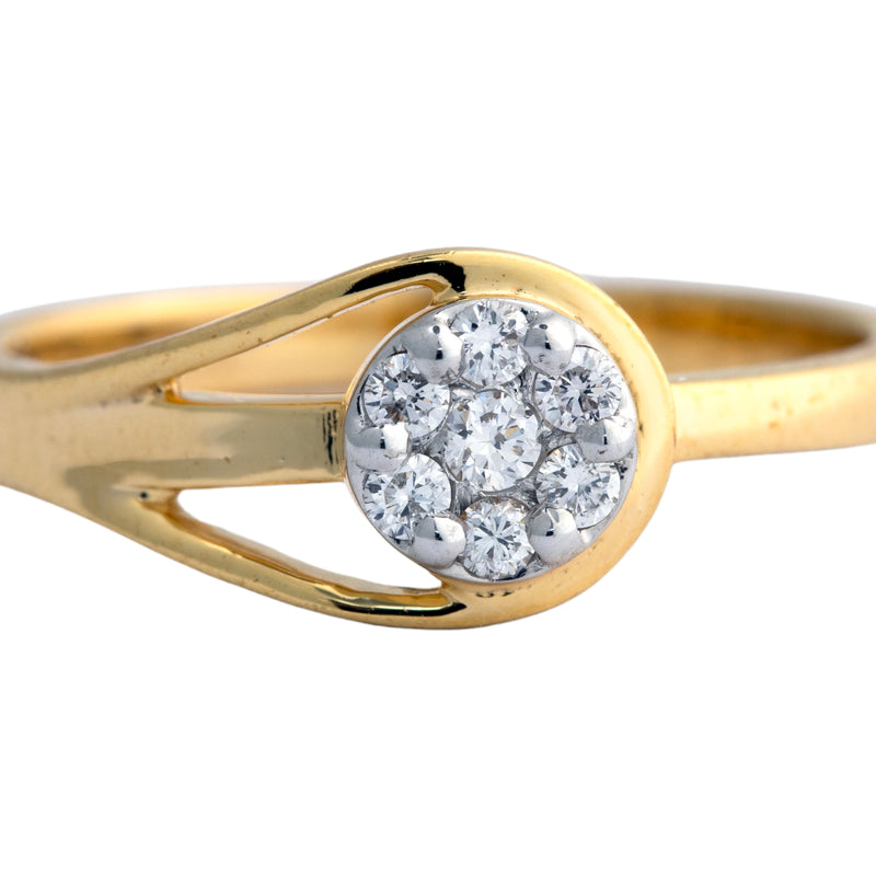 14K Hallmarked Gold | Lab Grown Diamond Ladies Ring 4LRSJ133