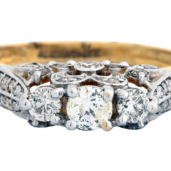 14K Hallmarked Gold | Natural Diamond Ladies Ring 4LRSJ151