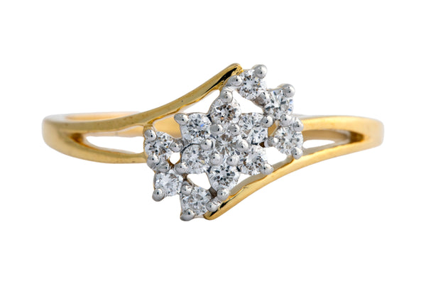 14K Hallmarked Gold | Lab Grown Diamond Ladies Ring 4LRSJ182