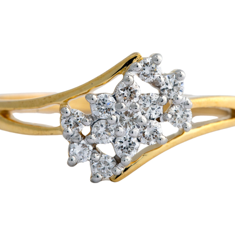 14K Hallmarked Gold | Lab Grown Diamond Ladies Ring 4LRSJ182