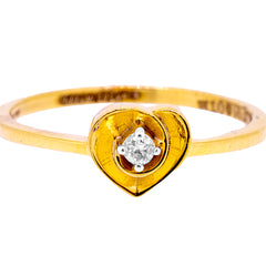 14K Hallmarked Gold | Natural Diamond Ladies Ring 4LRSJ188