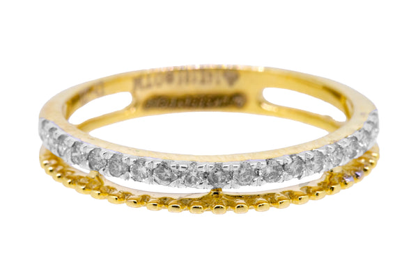 14K Hallmarked Gold | Natural Diamond Ladies Ring 4LRSJ199