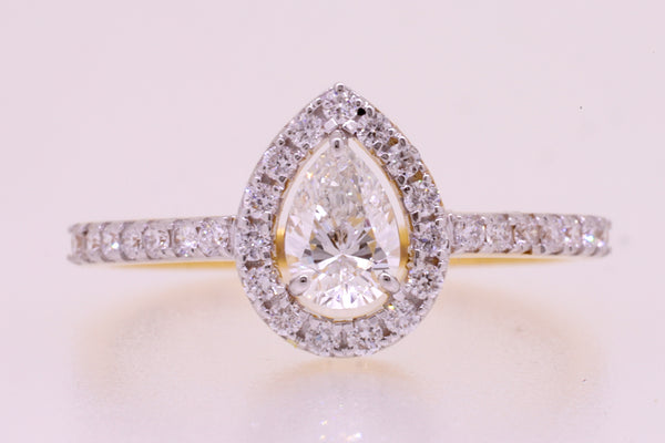 14K Hallmarked Gold | Lab Grown Diamond Ladies Ring 4LRSJ285A