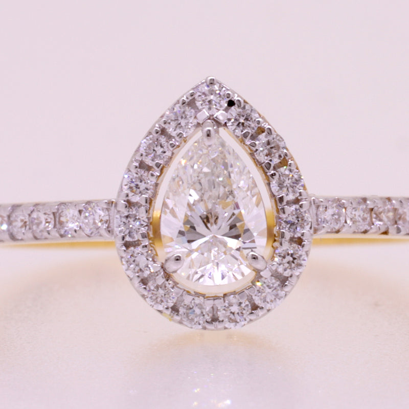 14K Hallmarked Gold | Lab Grown Diamond Ladies Ring 4LRSJ285A