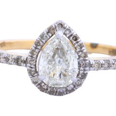 14K Hallmarked Gold | Natural Diamond Ladies Ring 4LRSJ285