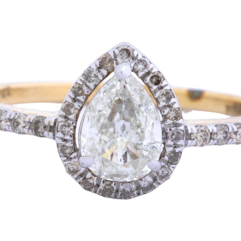14K Hallmarked Gold | Natural Diamond Ladies Ring 4LRSJ285
