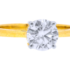 14K Hallmarked Gold | Lab Grown Diamond Ladies Ring 4LRSJ349