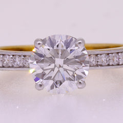 14K Hallmarked Gold | Lab Grown Diamond Ladies Ring 4LRSJ404