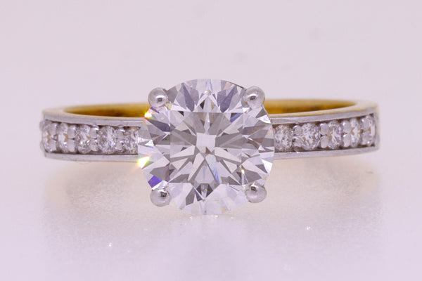 14K Hallmarked Gold | Lab Grown Diamond Ladies Ring 4LRSJ404