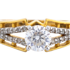 14K Hallmarked Gold | Lab Grown Diamond Ladies Ring 4LRSJ429
