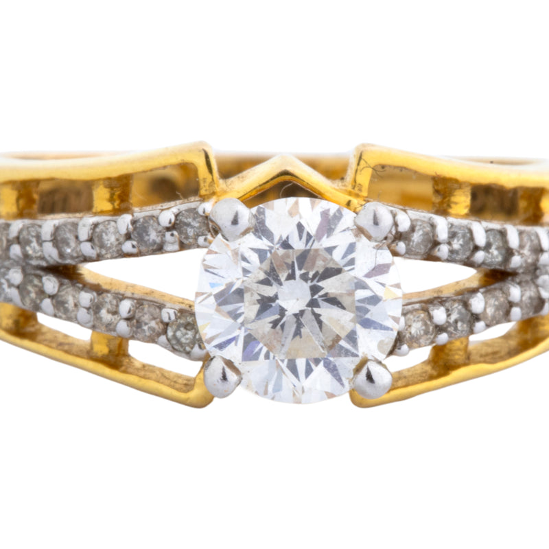 14K Hallmarked Gold | Lab Grown Diamond Ladies Ring 4LRSJ429