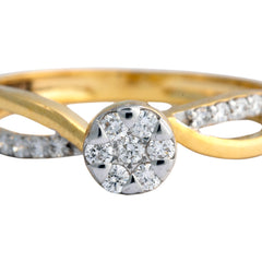 14K Hallmarked Gold | Lab Grown Diamond Ladies Ring 4LRSJ521