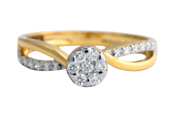 14K Hallmarked Gold | Lab Grown Diamond Ladies Ring 4LRSJ521