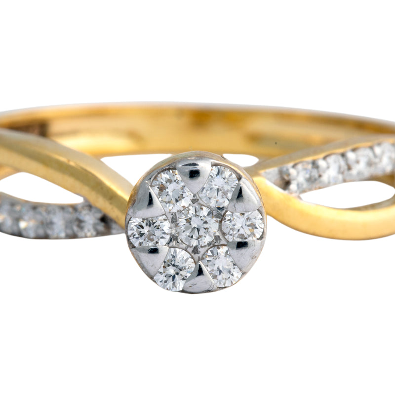 14K Hallmarked Gold | Lab Grown Diamond Ladies Ring 4LRSJ521