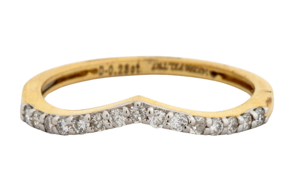 14K Hallmarked Gold | Natural Diamond Ladies Ring 4LRSJ524