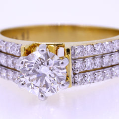 14K Hallmarked Gold | Lab Grown Diamond Ladies Ring 4LRSJ525