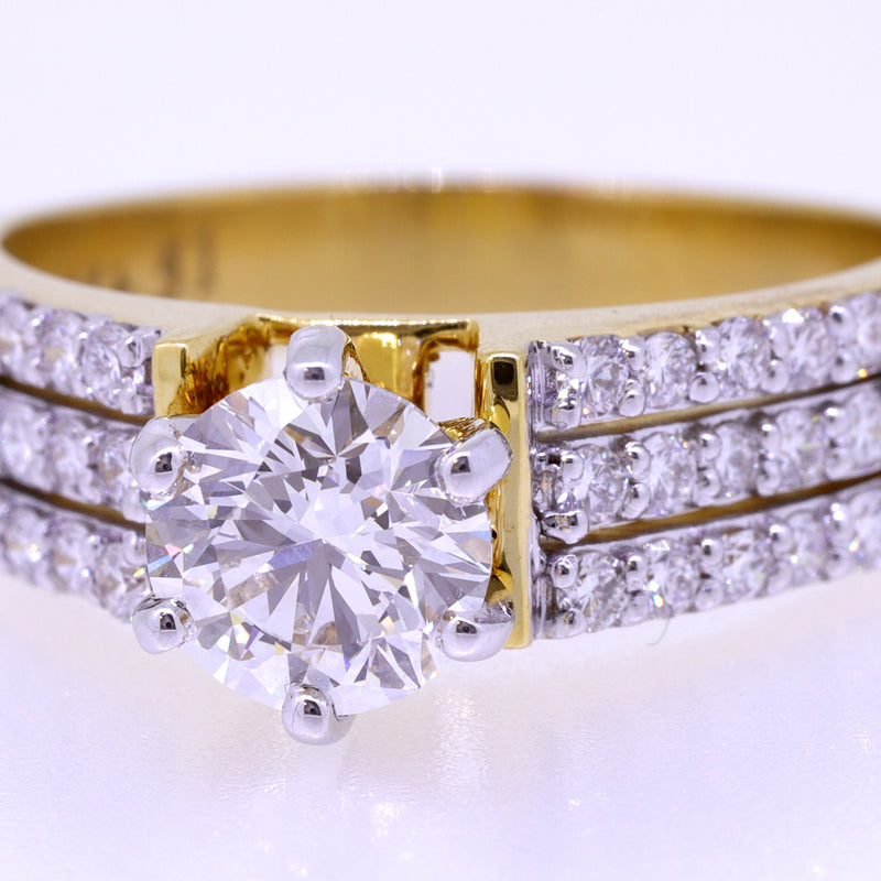 14K Hallmarked Gold | Lab Grown Diamond Ladies Ring 4LRSJ525