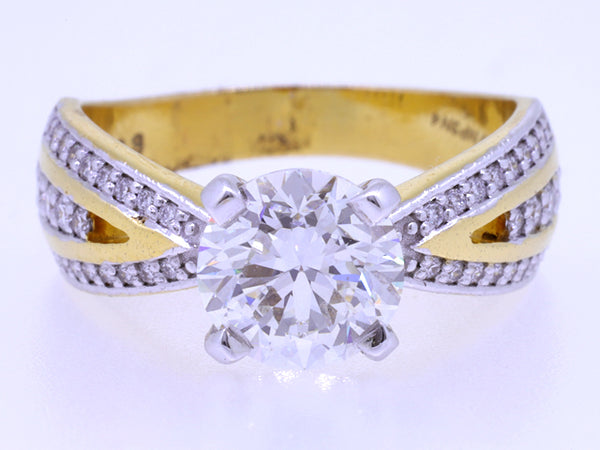 14K Hallmarked Gold | Lab Grown Diamond Ladies Ring 4LRSJ559