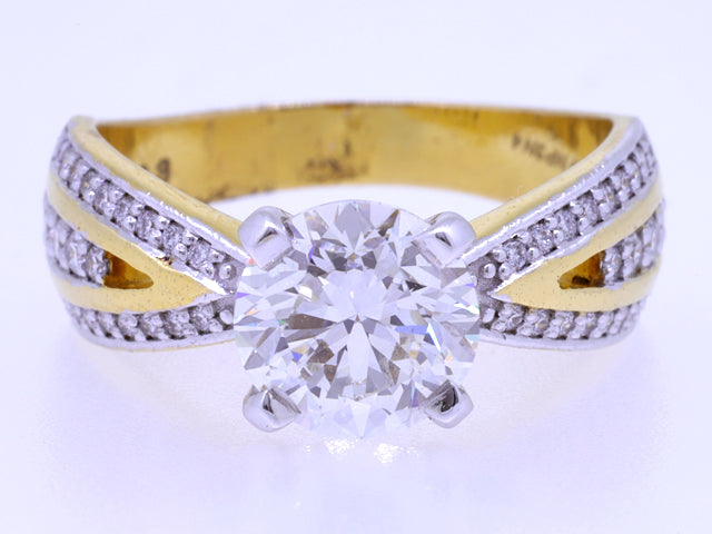 14K Hallmarked Gold | Lab Grown Diamond Ladies Ring 4LRSJ559