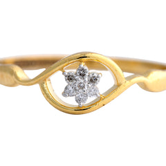 14K Hallmarked Gold | Natural Diamond Ladies Ring 4LRSJ578