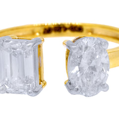14K Hallmarked Gold | Lab Grown Diamond Ladies Ring 4LRSJ600