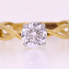14K Hallmarked Gold | Lab Grown Diamond Ladies Ring 4LRSJ605