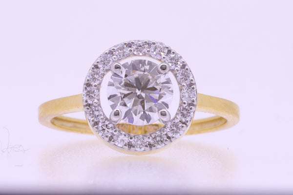 14K Hallmarked Gold | Lab Grown Diamond Ladies Ring 4LRSJ637
