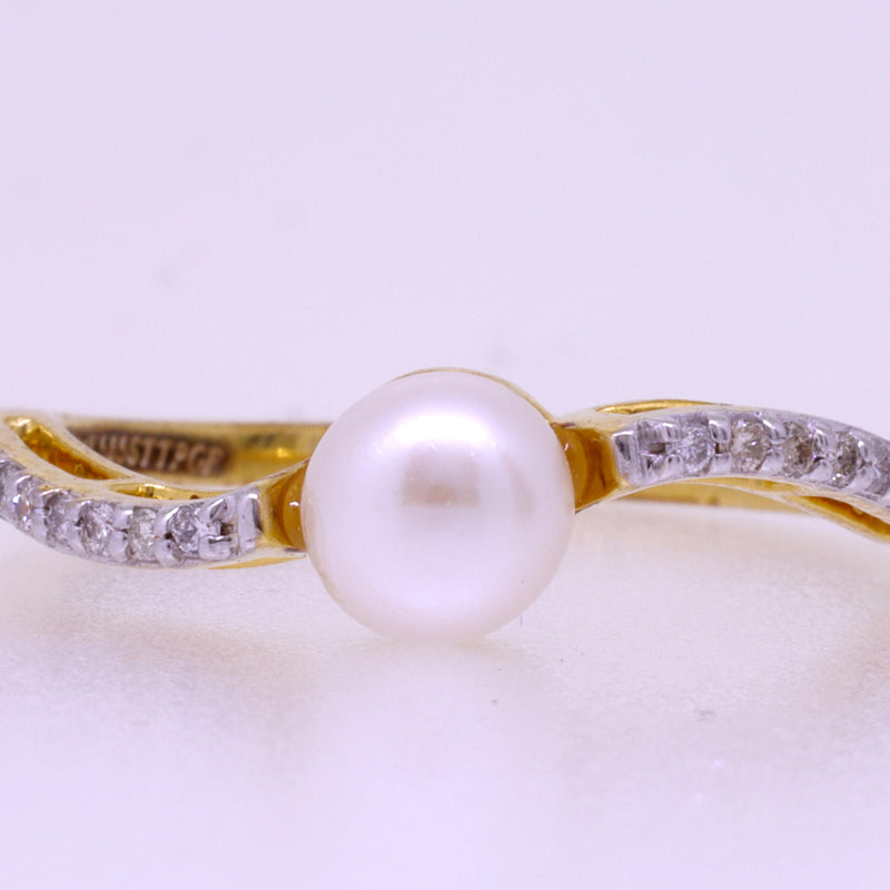 14K Hallmarked Gold | Natural Diamond Ladies Ring 4LRSJ638