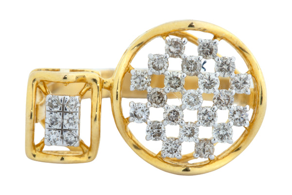 14K Hallmarked Gold | Natural Diamond Ladies Ring 4LRSJ663