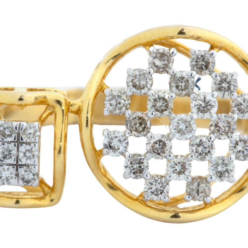14K Hallmarked Gold | Natural Diamond Ladies Ring 4LRSJ663