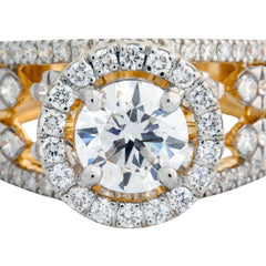 14K Hallmarked Gold | Lab Grown Diamond Ladies Ring 4LRSJ674A
