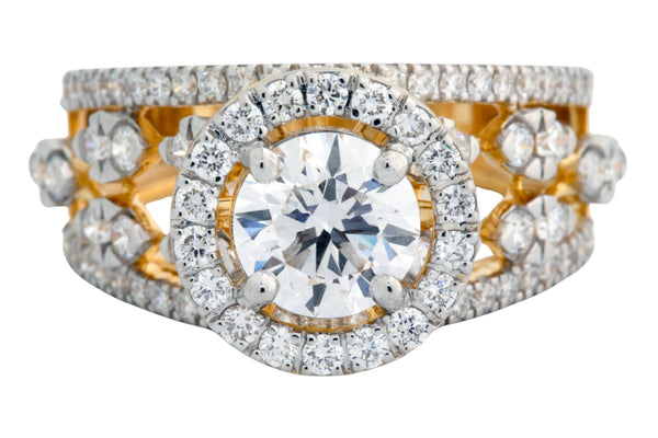 14K Hallmarked Gold | Lab Grown Diamond Ladies Ring 4LRSJ674A