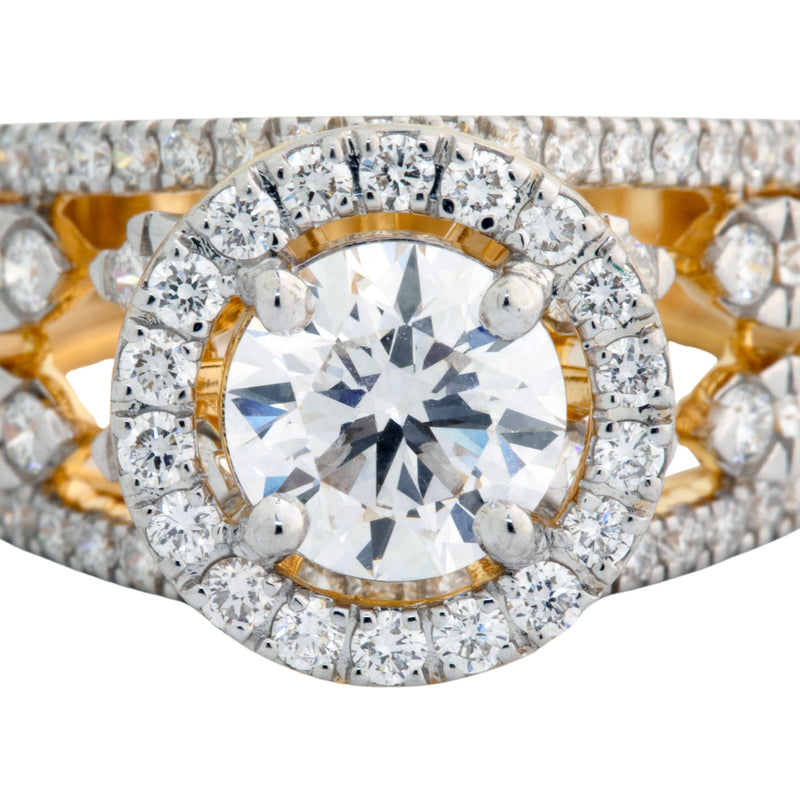 14K Hallmarked Gold | Lab Grown Diamond Ladies Ring 4LRSJ674A