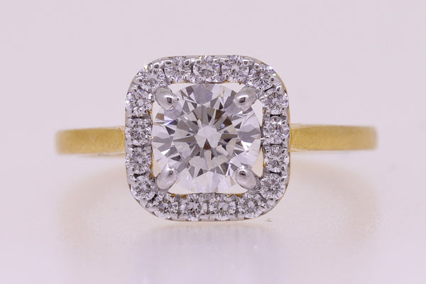 14K Hallmarked Gold | Lab Grown Diamond Ladies Ring 4LRSJ761