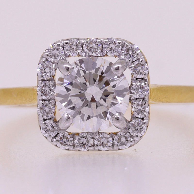 14K Hallmarked Gold | Lab Grown Diamond Ladies Ring 4LRSJ761