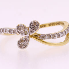 14K Hallmarked Gold | Natural Diamond Ladies Ring 4LRSJ777