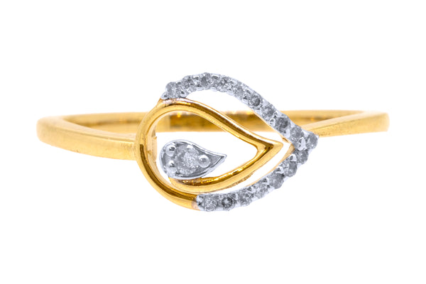 14K Hallmarked Gold | Natural Diamond Ladies Ring 4LRSJ778