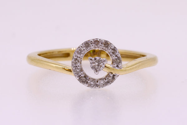 14K Hallmarked Gold | Lab Grown Diamond Ladies Ring 4LRSJ782