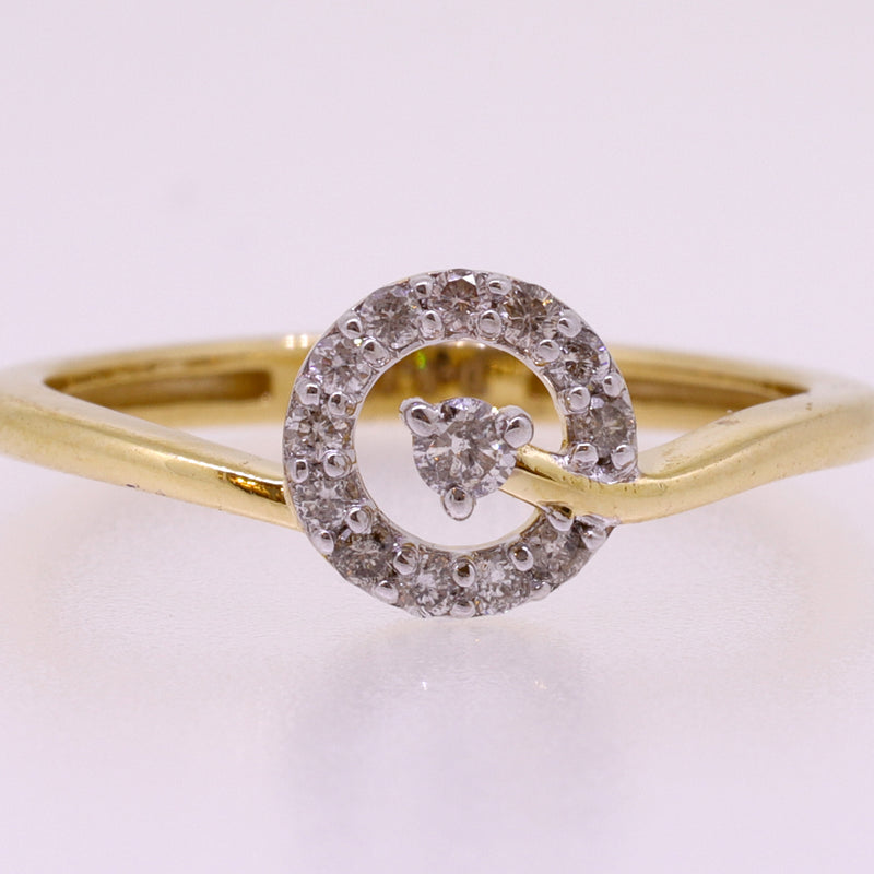 14K Hallmarked Gold | Lab Grown Diamond Ladies Ring 4LRSJ782