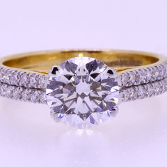 14K Hallmarked Gold | Lab Grown Diamond Ladies Ring 4LRSJ792