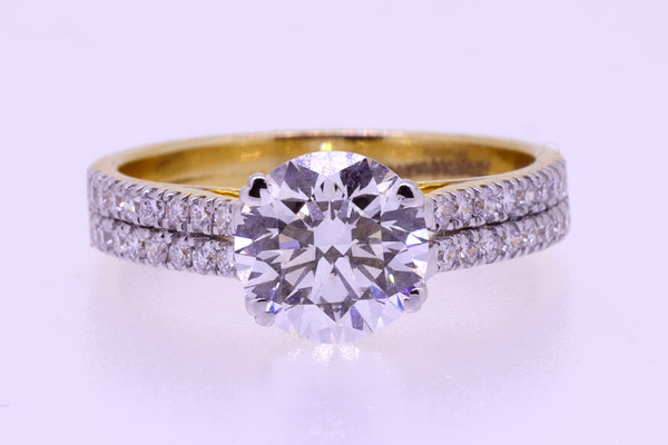 14K Hallmarked Gold | Lab Grown Diamond Ladies Ring 4LRSJ792