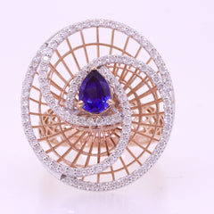 14K Hallmarked Gold | Lab Grown Diamond Ladies Ring 4LRSJ799