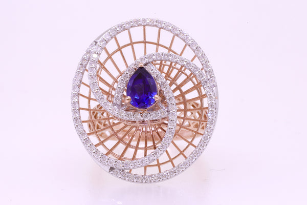 14K Hallmarked Gold | Lab Grown Diamond Ladies Ring 4LRSJ799