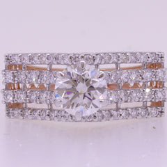 14K Hallmarked Gold | Lab Grown Diamond Ladies Ring 4LRSJ810