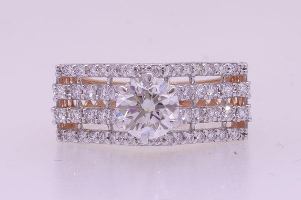 14K Hallmarked Gold | Lab Grown Diamond Ladies Ring 4LRSJ810